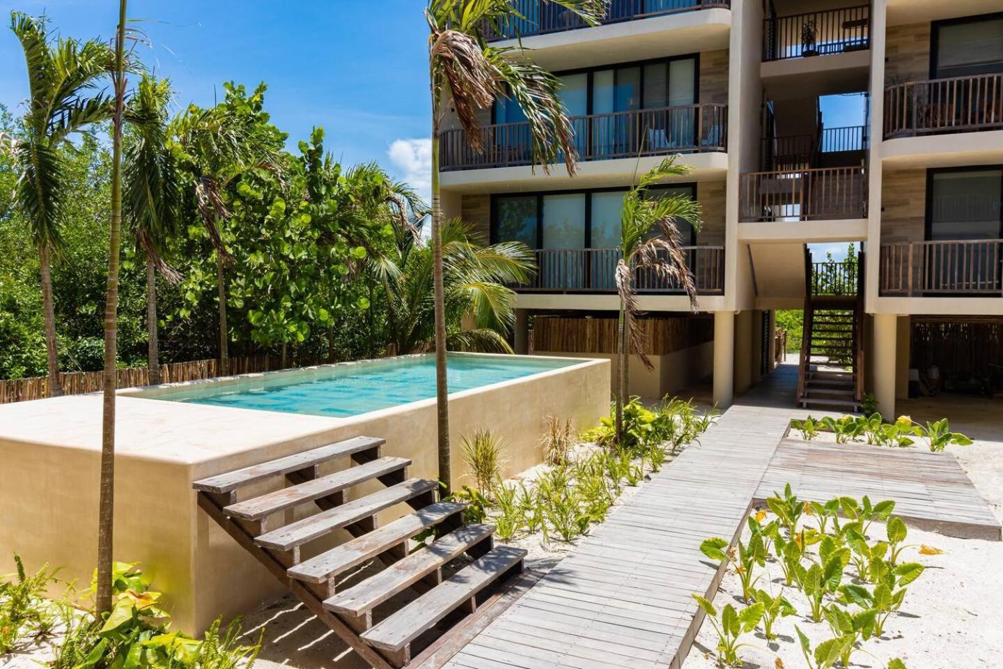 Pool View Loft Steps From The Ocean In Punta Cocos - C101 Hotel Isla Holbox Luaran gambar